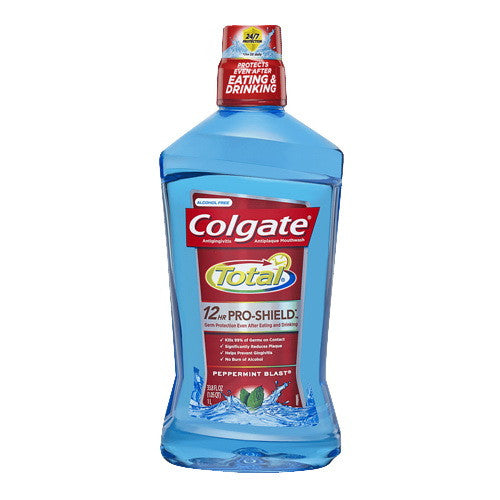 Colgate Total Advanced Pro-Shield Peppermint Blast Mouthwash, 33.8 Oz
